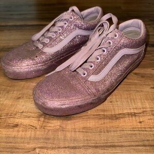 Vans Sparkly Light Purple Sneakers (USED)